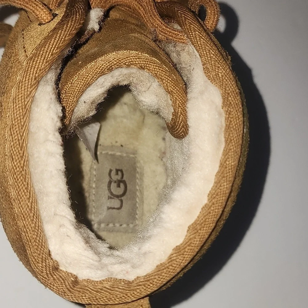 UGG Brown Suede Ankle Boots For Kids